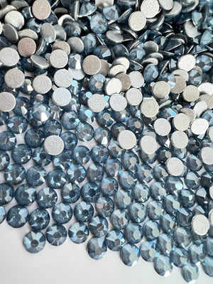 Blue Steel- Glass Rhinestones