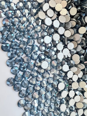 Blue Steel- Glass Rhinestones