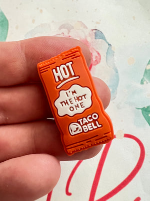Hot Sauce Packet Charm