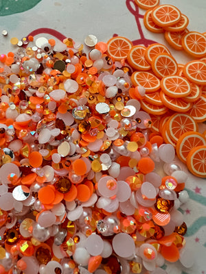 Orange Slice Pearl Mix