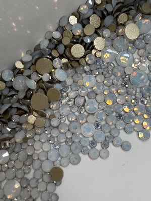 Golden Opal - Nail Art Glass rhinestone scatter Mix
