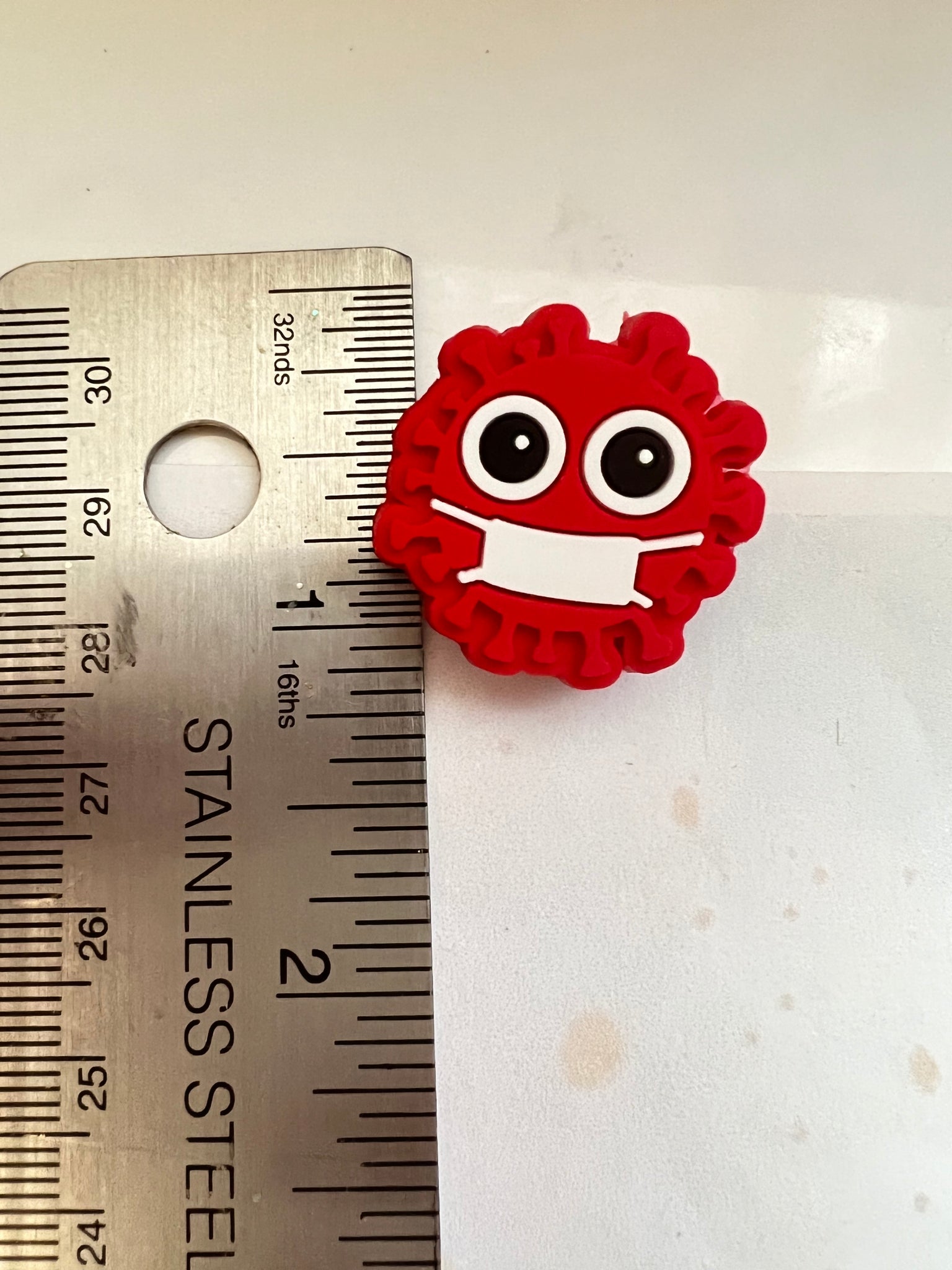 Red Germ Charm