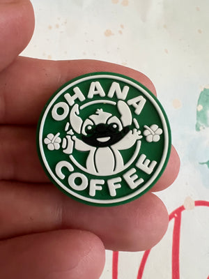 Ohana Coffee Charm