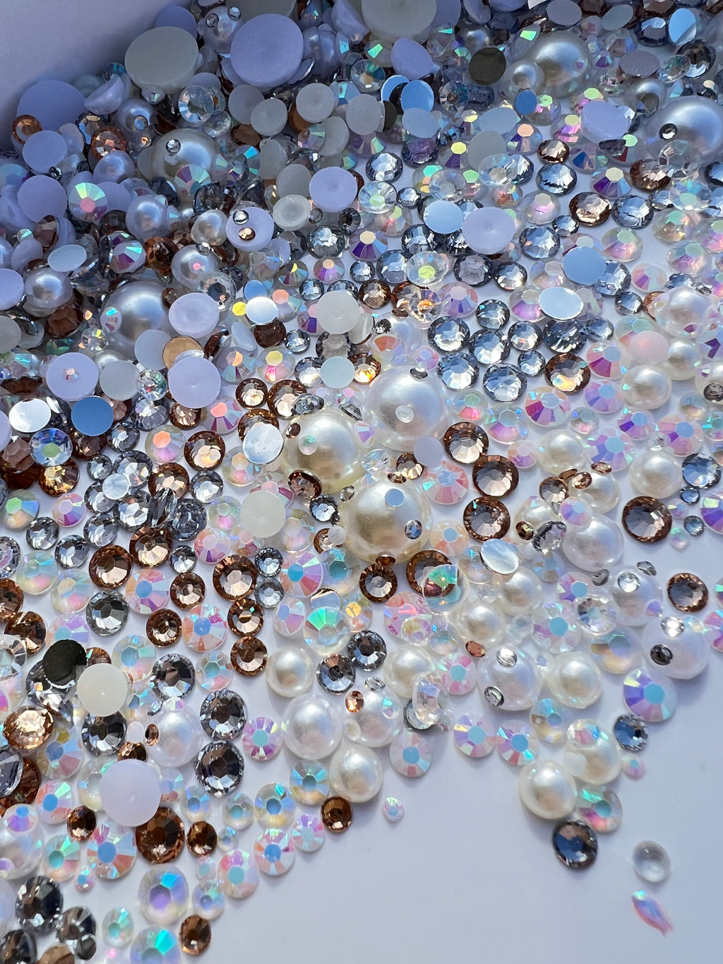Mixed Flatback Half Pearls – Glittery Glitz Chic, LLC