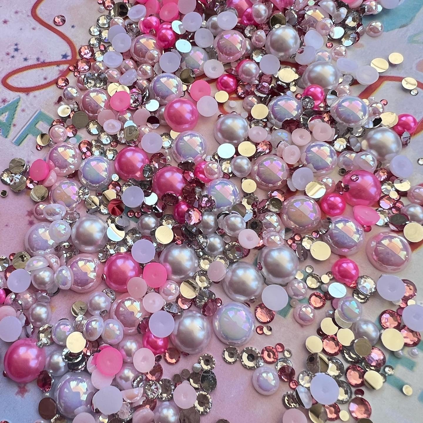 Pink Lilly Pearl Mix