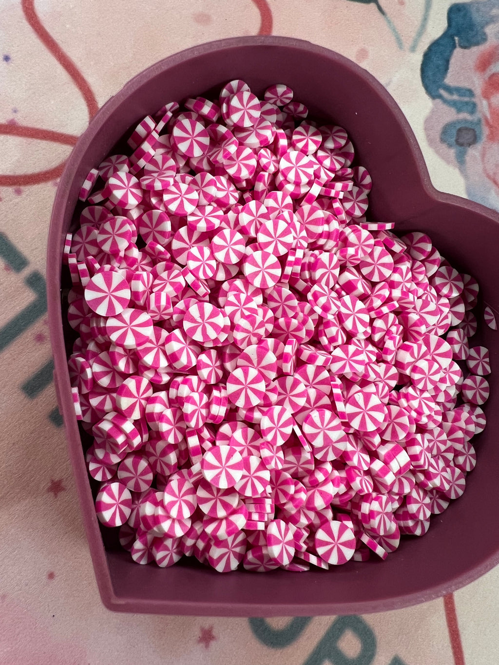 Pink Pinwheel Polymer Clay