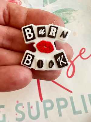 Burn Book logo Charm