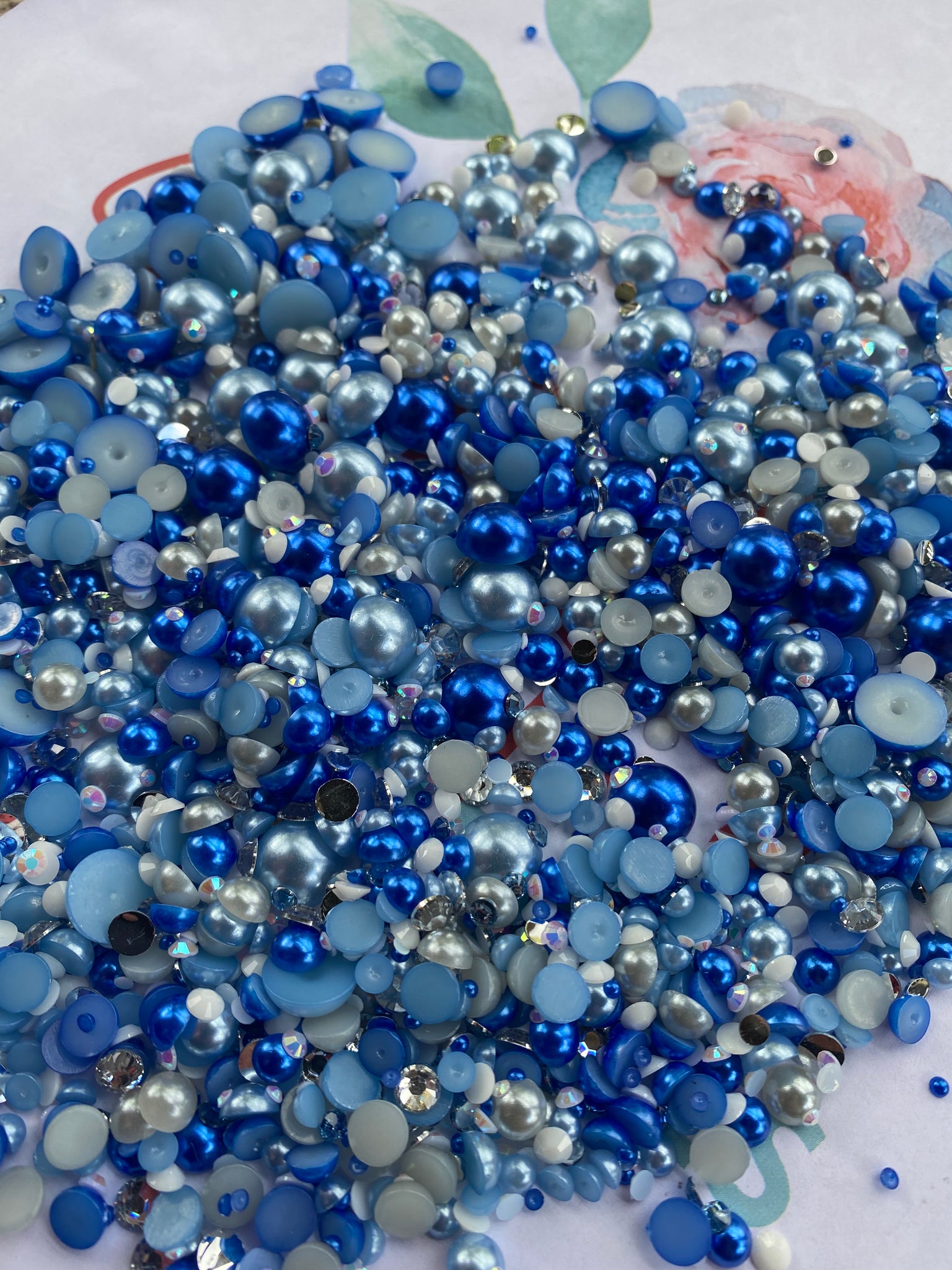 Blue Burst Pearl Mix