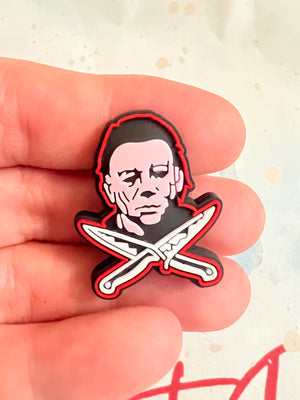 Michael with knives Charm