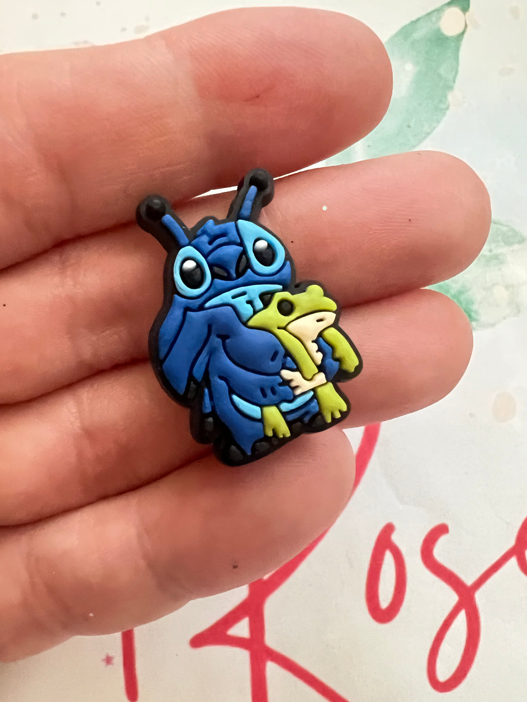 Stitch and Froggy Charm